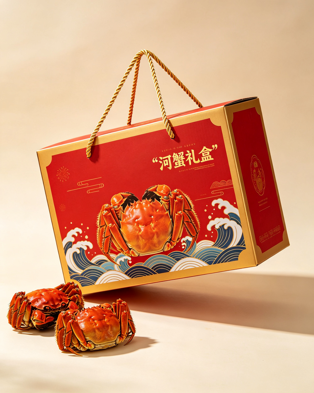 河蟹手提礼盒